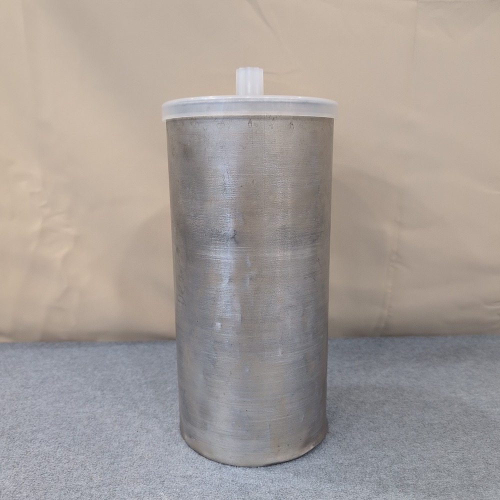 Ice Cream Maker Aluminum Drum Replacement Metal with Clear Lid and Insert - Picture 1 of 5